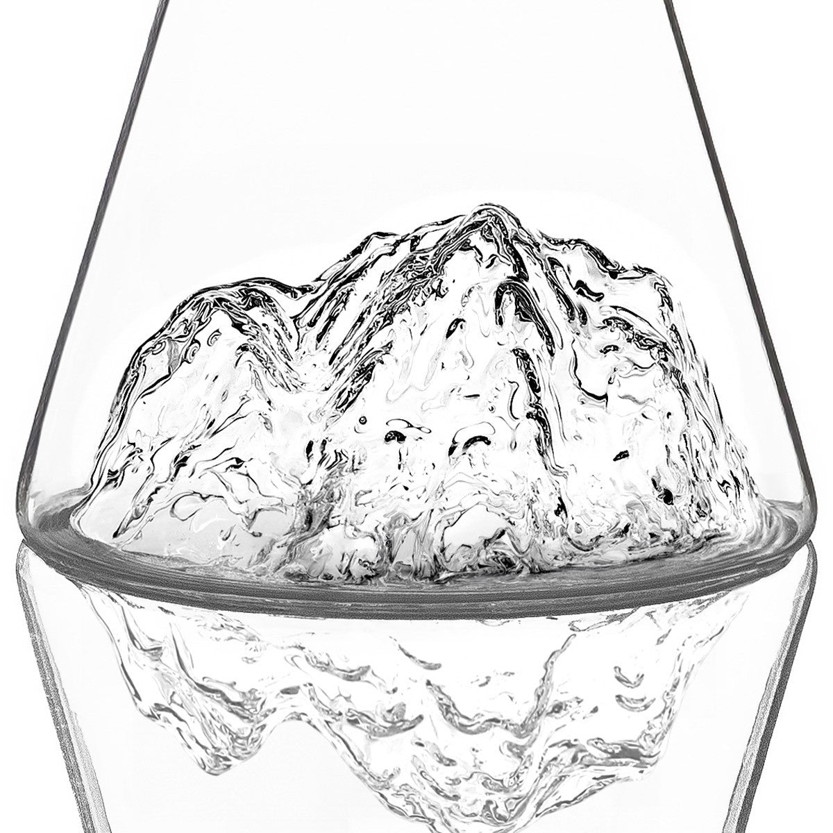 Caraffa TOPOGRAPHIC Mont Blanc – Montagna 3D | Alaskan Maker