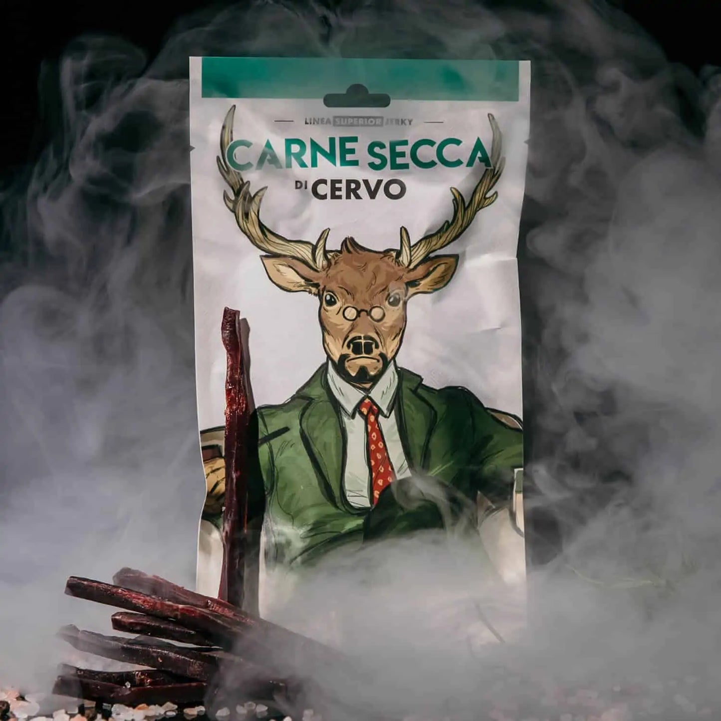 Carne Secca affumicata di Cervo 40g | Superior Jerky