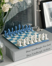 Scacchi Classic Dusty Blue – Gioco da Tavolo Decorativo | Printworks
