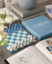 Scacchi Classic Dusty Blue – Gioco da Tavolo Decorativo | Printworks