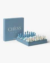 Scacchi Classic Dusty Blue – Gioco da Tavolo Decorativo | Printworks