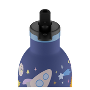 Borraccia Termica Bambini Space Friends 330 ml – Beccuccio, Antiscivolo – 24Bottles