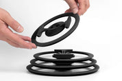 COPERChIO IN VETRO CON BORDO IN SILICONE NESTO