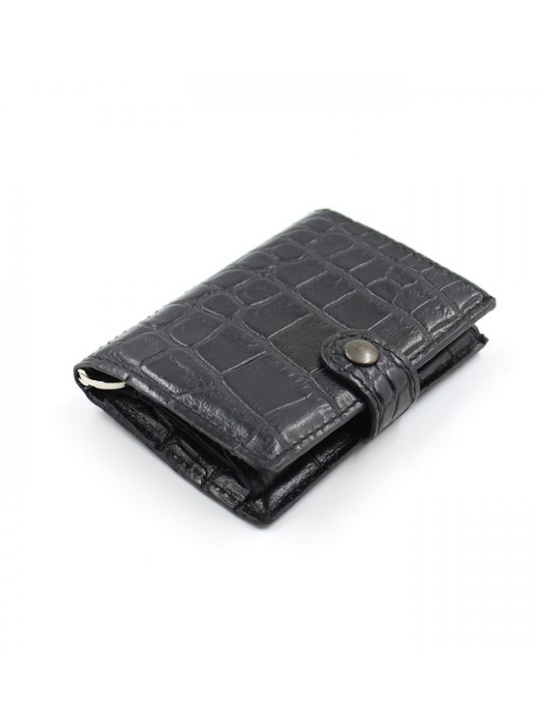 Croco Black iClutch + Coins – Portafoglio compatto & stile | Kjøre Project