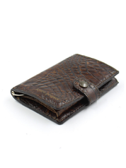 Croco Brown iClutch + Coins – Portafoglio compatto & stile | Kjøre Project
