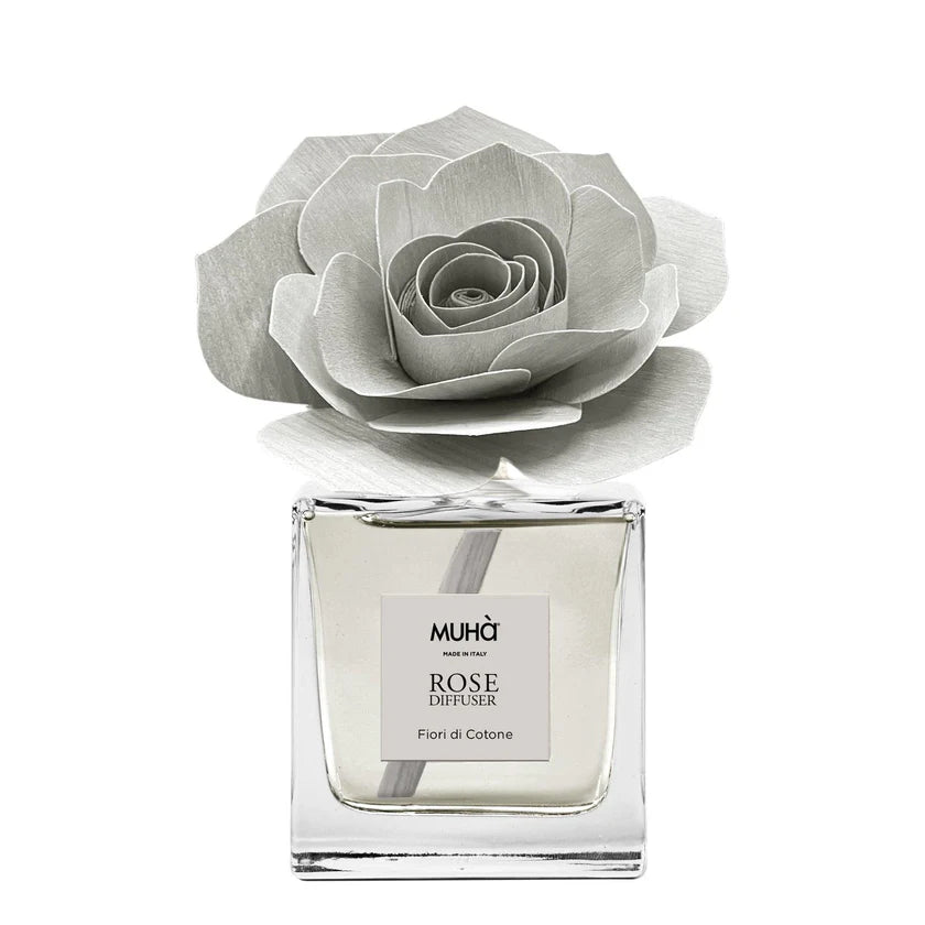 Diffusore Ambiente Rosa "Fiori di Cotone" , Elegante e Artigianale – Muhà