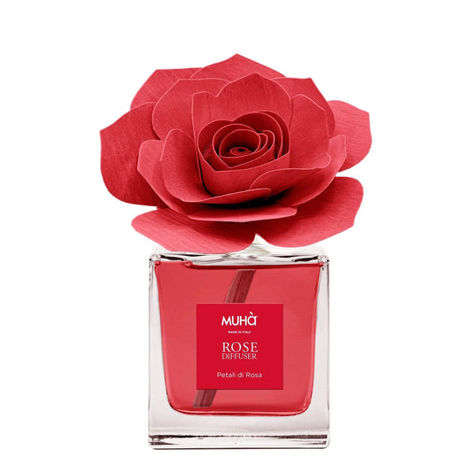 Diffusore Ambiente Rosa “Petali di Rosa” – eleganza floreale e artigianalità Made in Italy – Muhà