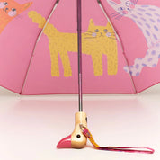 Fuchsia Arty Cats – Ombrello sostenibile | Original Duckhead