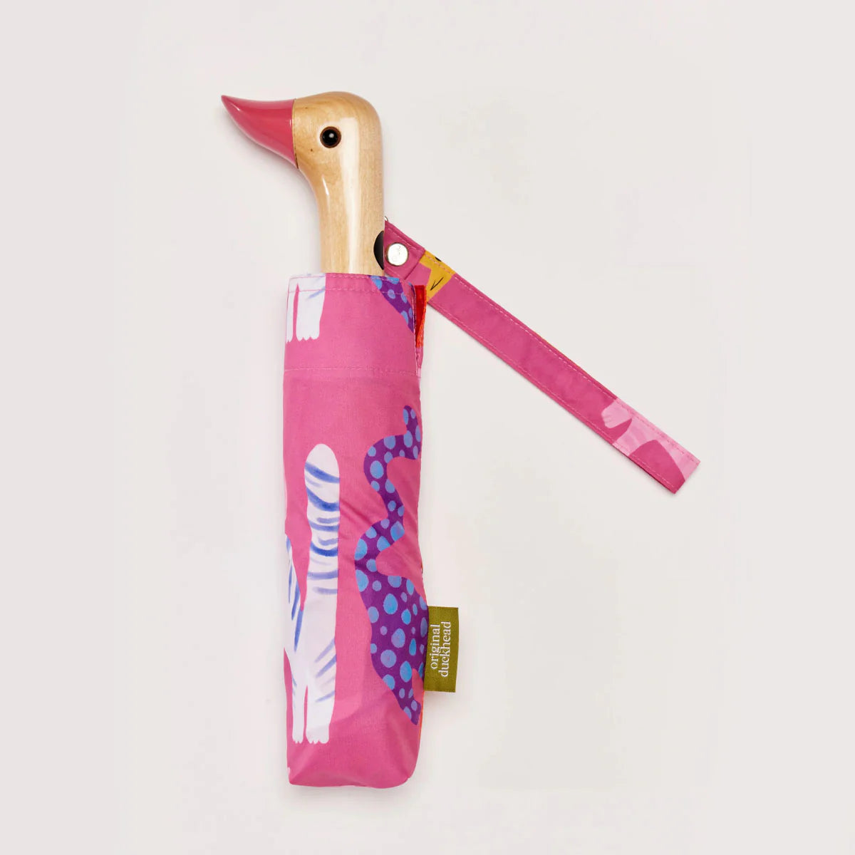 Fuchsia Arty Cats – Ombrello sostenibile | Original Duckhead