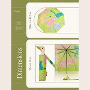 Lime Arty Cats – Ombrello sostenibile | Original Duckhead