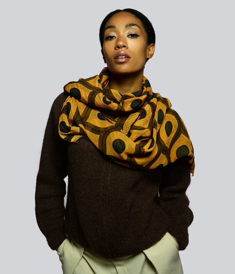 Foulard Bamboo ESCHER – Arte geometrica & fibra bambù | InnBamboo