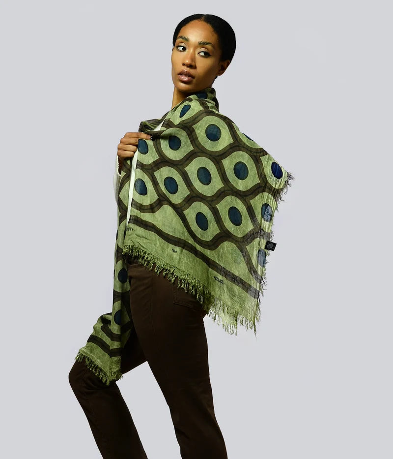 Foulard Bamboo ESCHER – Arte geometrica & fibra bambù | InnBamboo