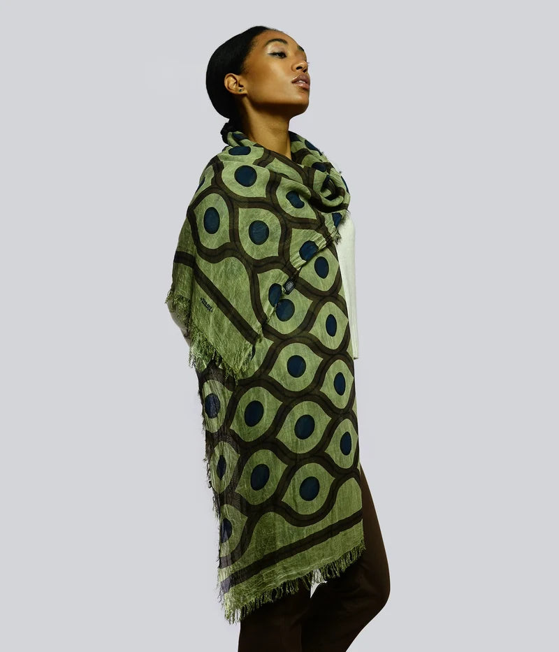 Foulard Bamboo ESCHER – Arte geometrica & fibra bambù | InnBamboo