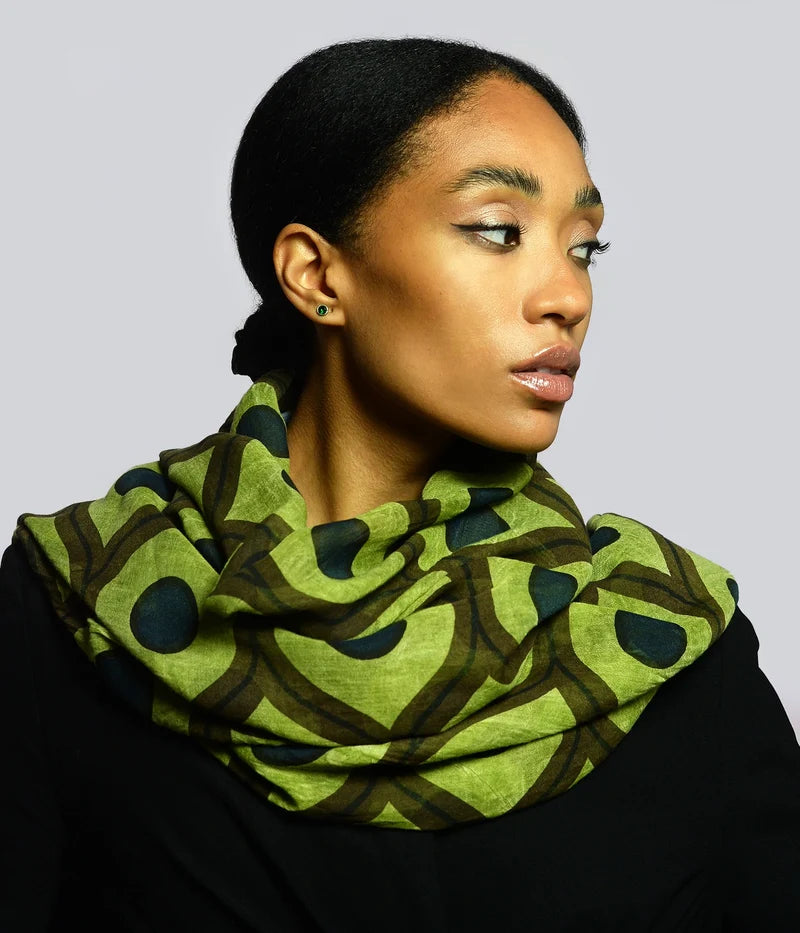 Foulard Bamboo ESCHER – Arte geometrica & fibra bambù | InnBamboo
