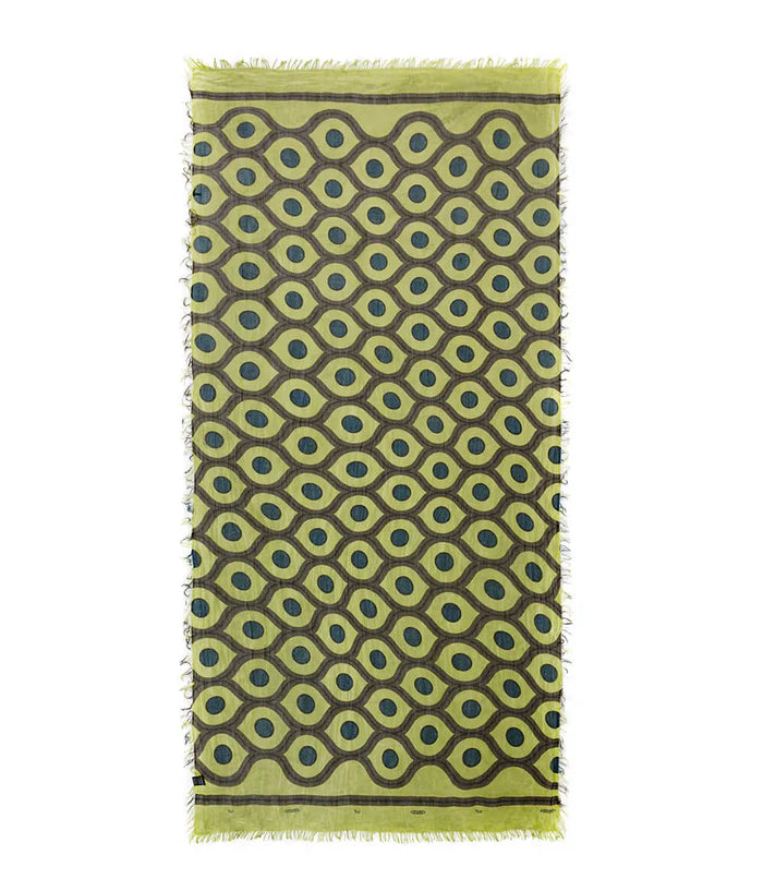 Foulard Bamboo “Escher” – Arte geometrica & fibra bambù | InnBamboo
