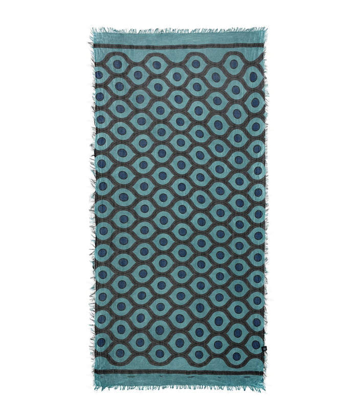 Foulard Bamboo “Escher” – Arte geometrica & fibra bambù | InnBamboo