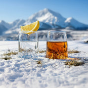 Set 2 Bicchierini Shot TOPOGRAPHIC con Montagne 3D | Alaskan Maker