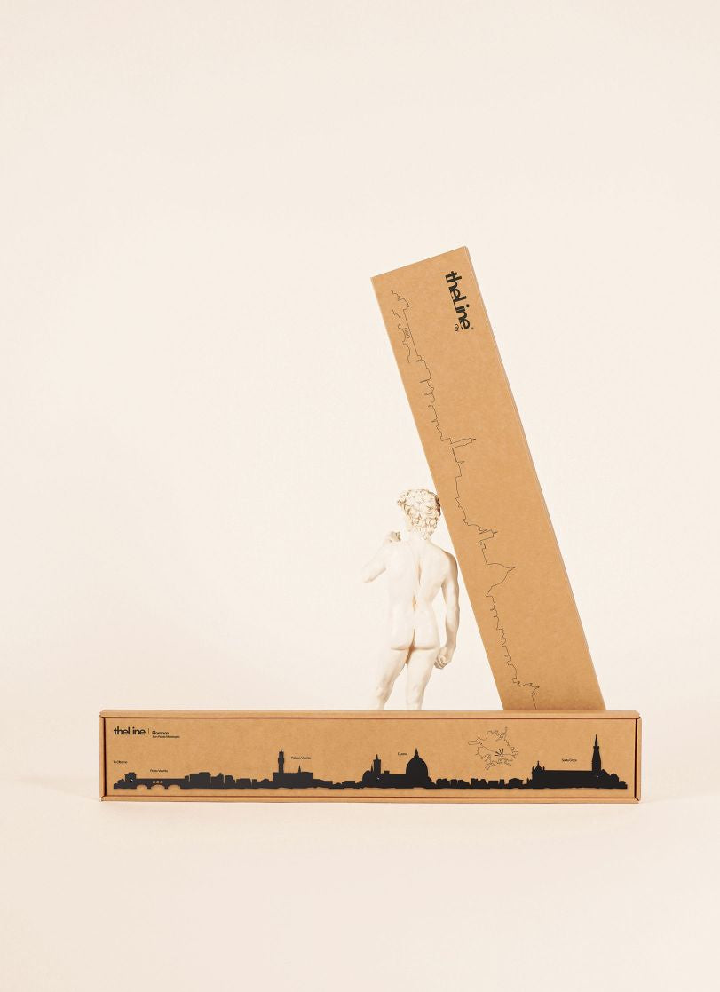 Decorazione Skyline Firenze – Silhouette da Parete 50 cm | The Line