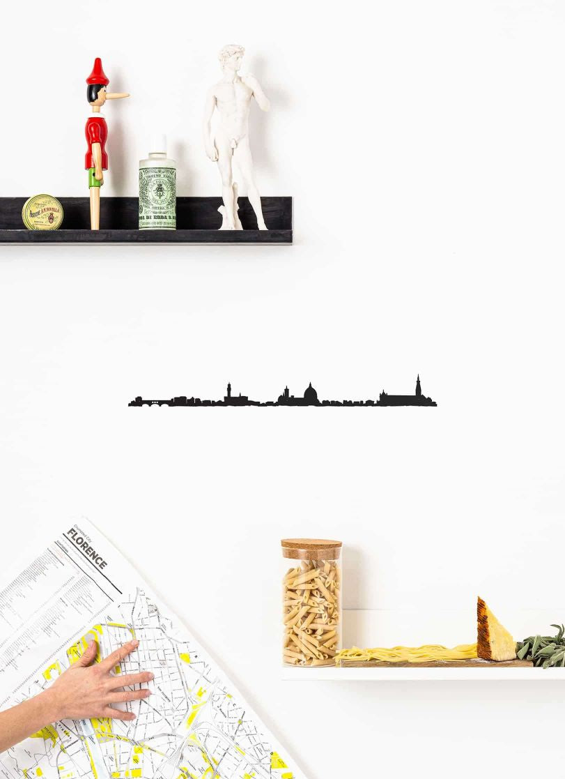 Decorazione Skyline Firenze – Silhouette da Parete 50 cm | The Line