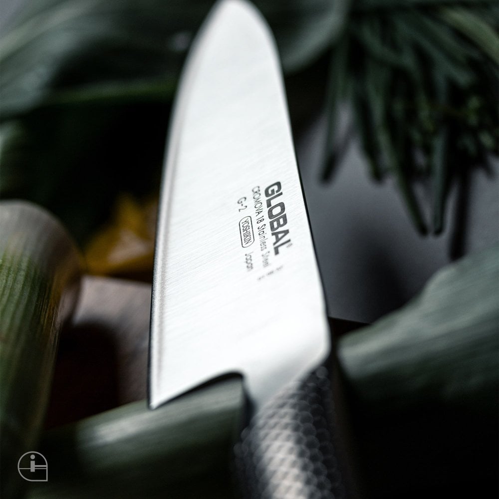 Global G‑2 Coltello da Chef 20 cm | Lama in CROMOVA‑18