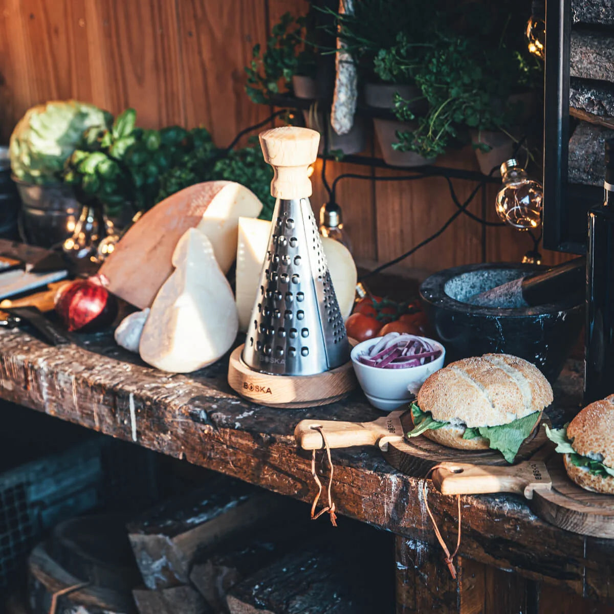 Grattugia da Tavola Oslo – 3 Lame per Formaggi e Verdure | BOSKA