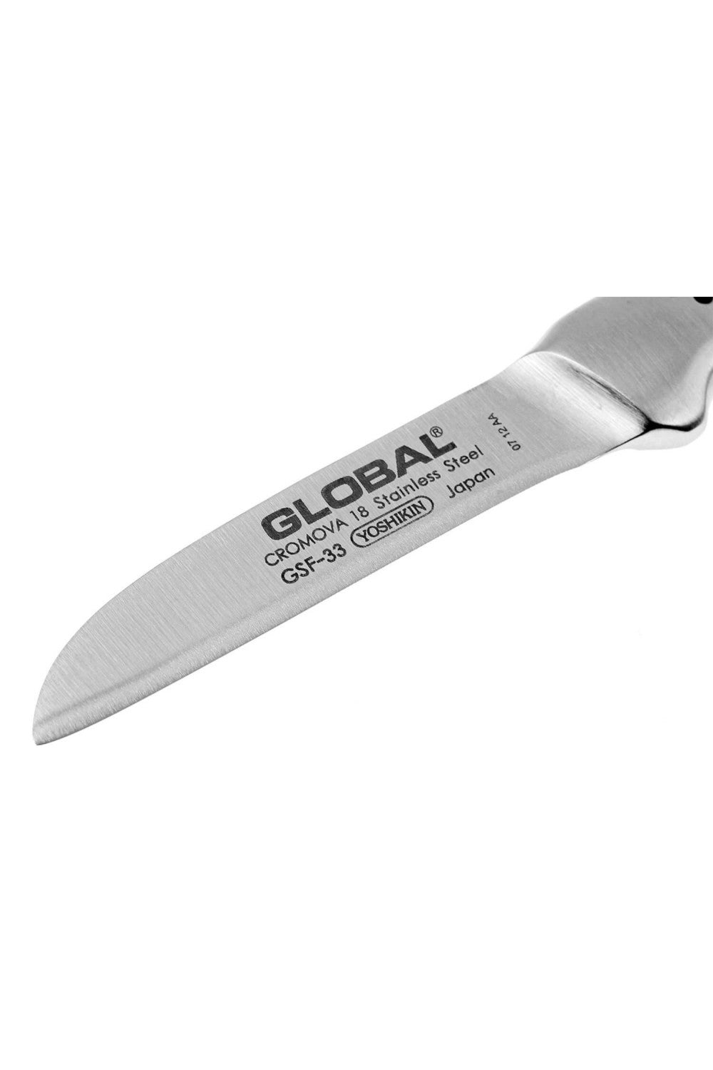 Global GSF‑33 Peeling Knife 6 cm (manico lungo) – Lama precisa, bilanciamento pro e comfort – Global