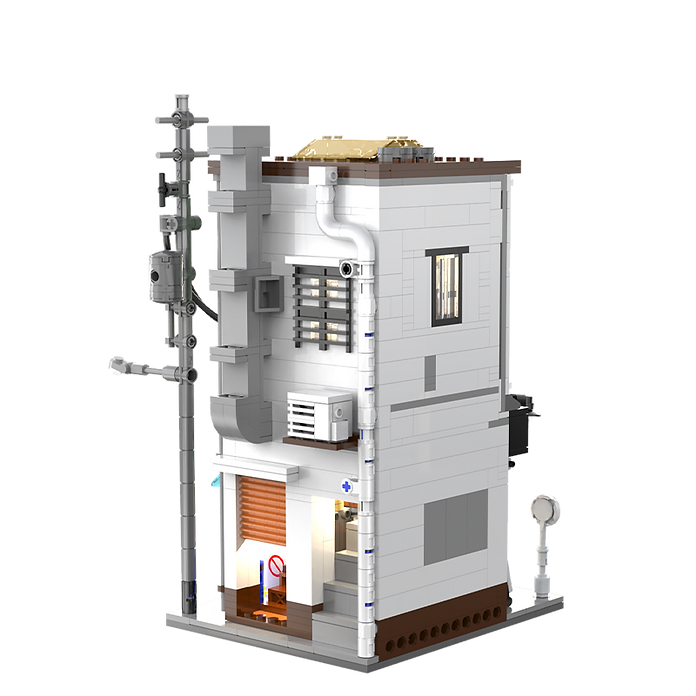 Japanese Stuffed Bun House – Set costruzioni con luce USB | CaDA