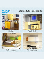 Japanese Stuffed Bun House – Set costruzioni con luce USB | CaDA