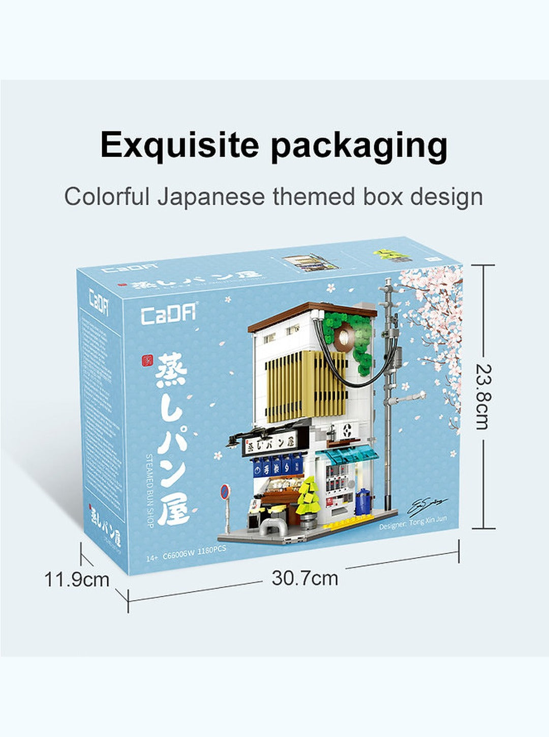 Japanese Stuffed Bun House – Set costruzioni con luce USB | CaDA