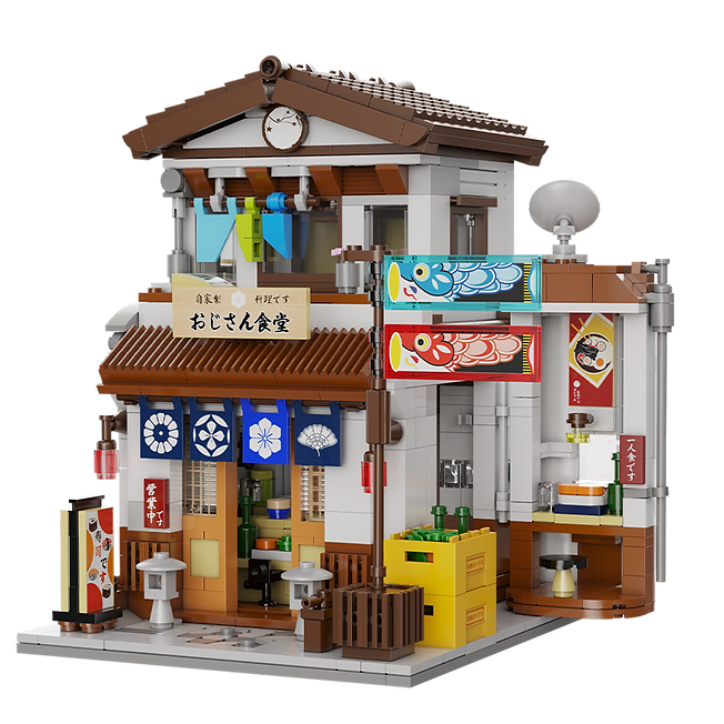 Japanese Sushiya Shop 1685pz.  – Set costruzioni sushi bar | CaDA
