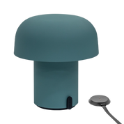 Kooduu Sensa Smoky Teal – Lampada da Tavolo Ricaricabile Dimmerabile