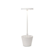 Zafferano Poldina Reverso – Lampada da tavolo LED ricaricabile, design moderno