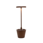 Zafferano Poldina Reverso – Lampada da tavolo LED ricaricabile, design moderno