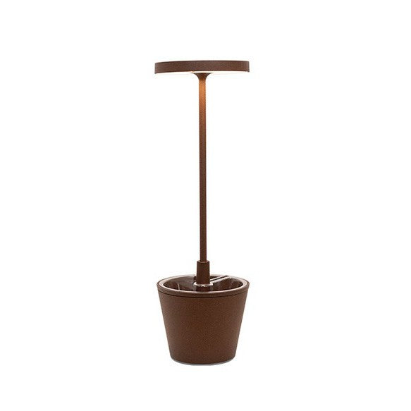 Zafferano Poldina Reverso – Lampada da tavolo LED ricaricabile, design moderno