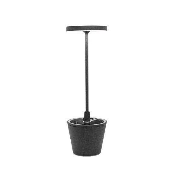 Zafferano Poldina Reverso – Lampada da tavolo LED ricaricabile, design moderno