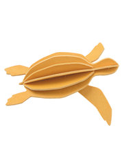 Lovi Sea Turtle – Tartaruga Decorativa in Legno Warm Yellow | Lovi