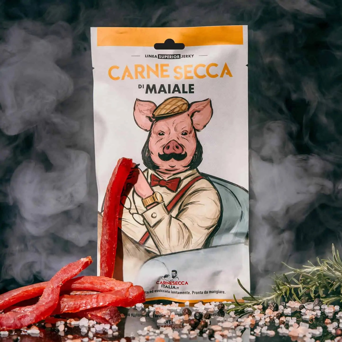 Carne Secca affumicata di Maiale 40g – Superior Jerky