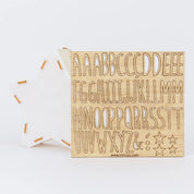 Mini stella luminosa personalizzata in legno – Vintiun
