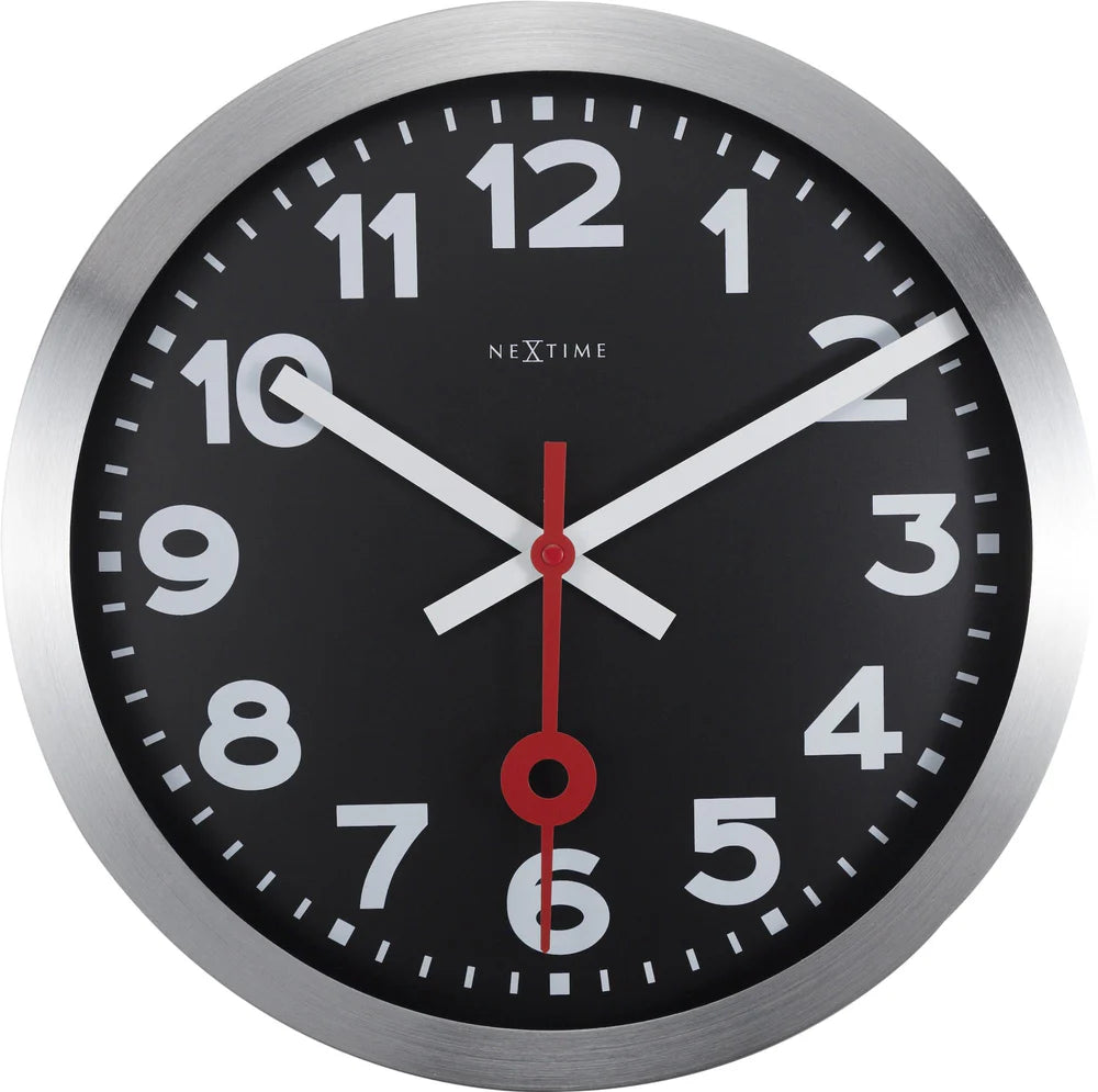 Station Number Ø35 cm – Orologio da parete silenzioso design iconico | NeXtime