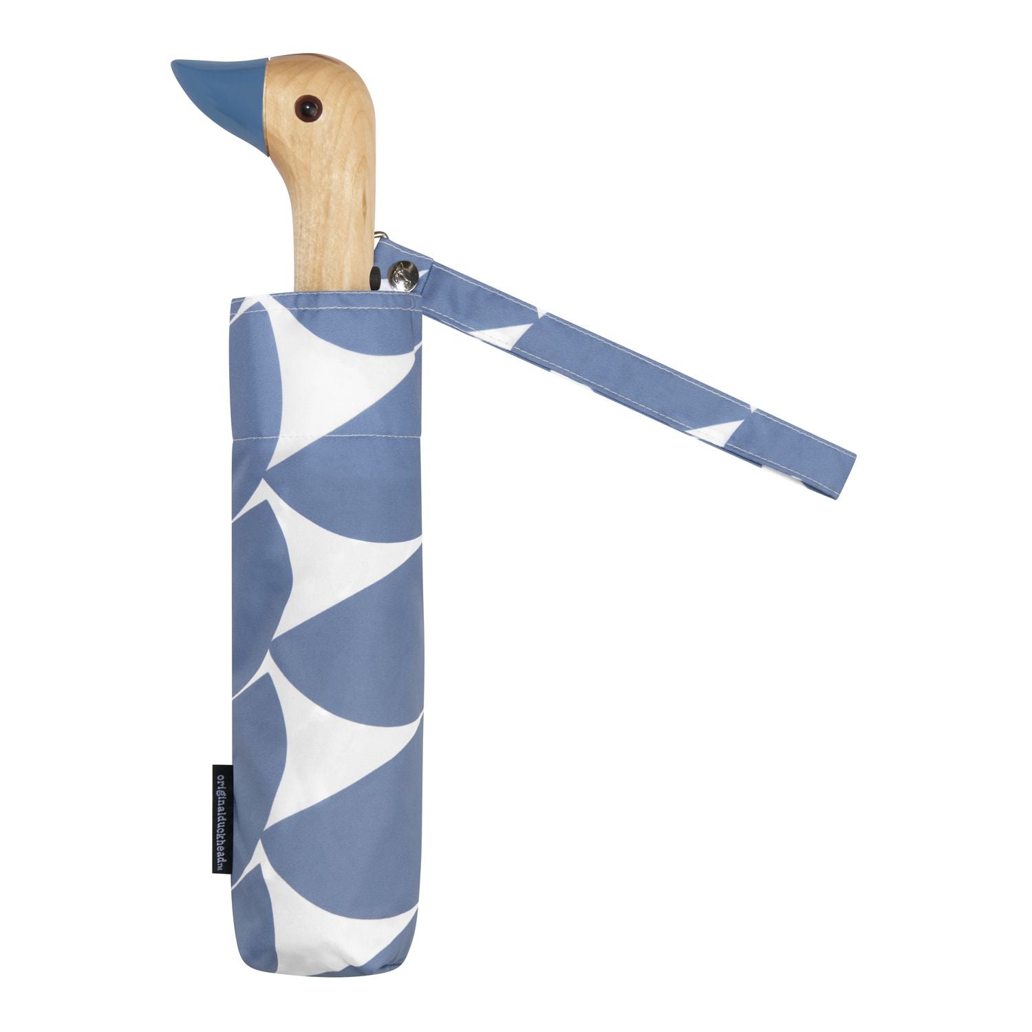 Ombrello Duck Head | Eco‑friendly Compact Umbrella | Denim Moon