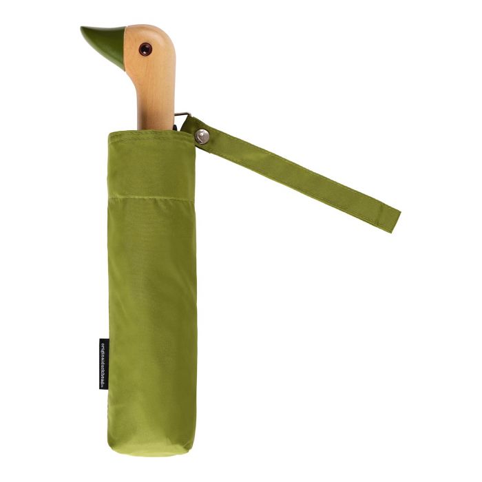 Ombrello Duck Head | Eco‑friendly Compact Umbrella | Olive
