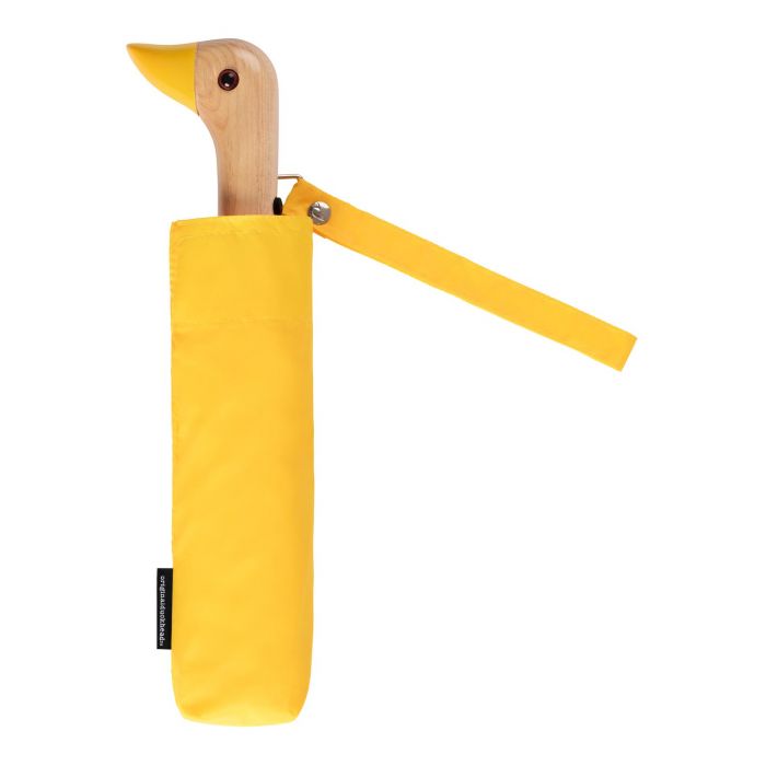Ombrello Duck Head | Eco‑friendly Compact Umbrella | Giallo