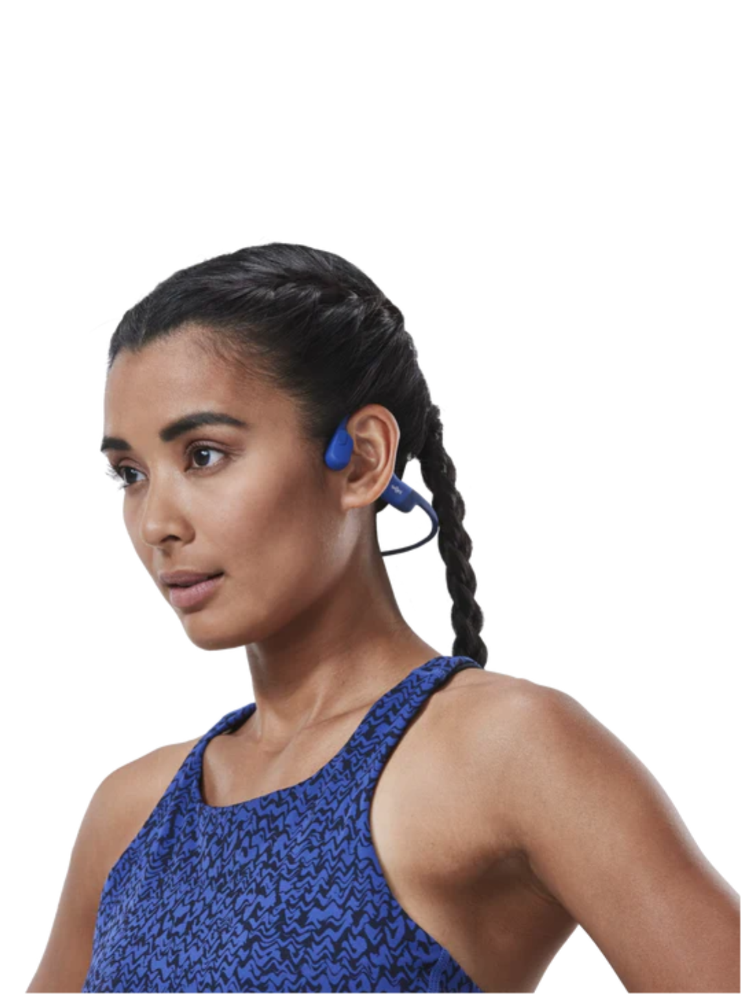 OPENRUN Blu – Auricolari sportivi a conduzione ossea, orecchio libero | SHOKZ