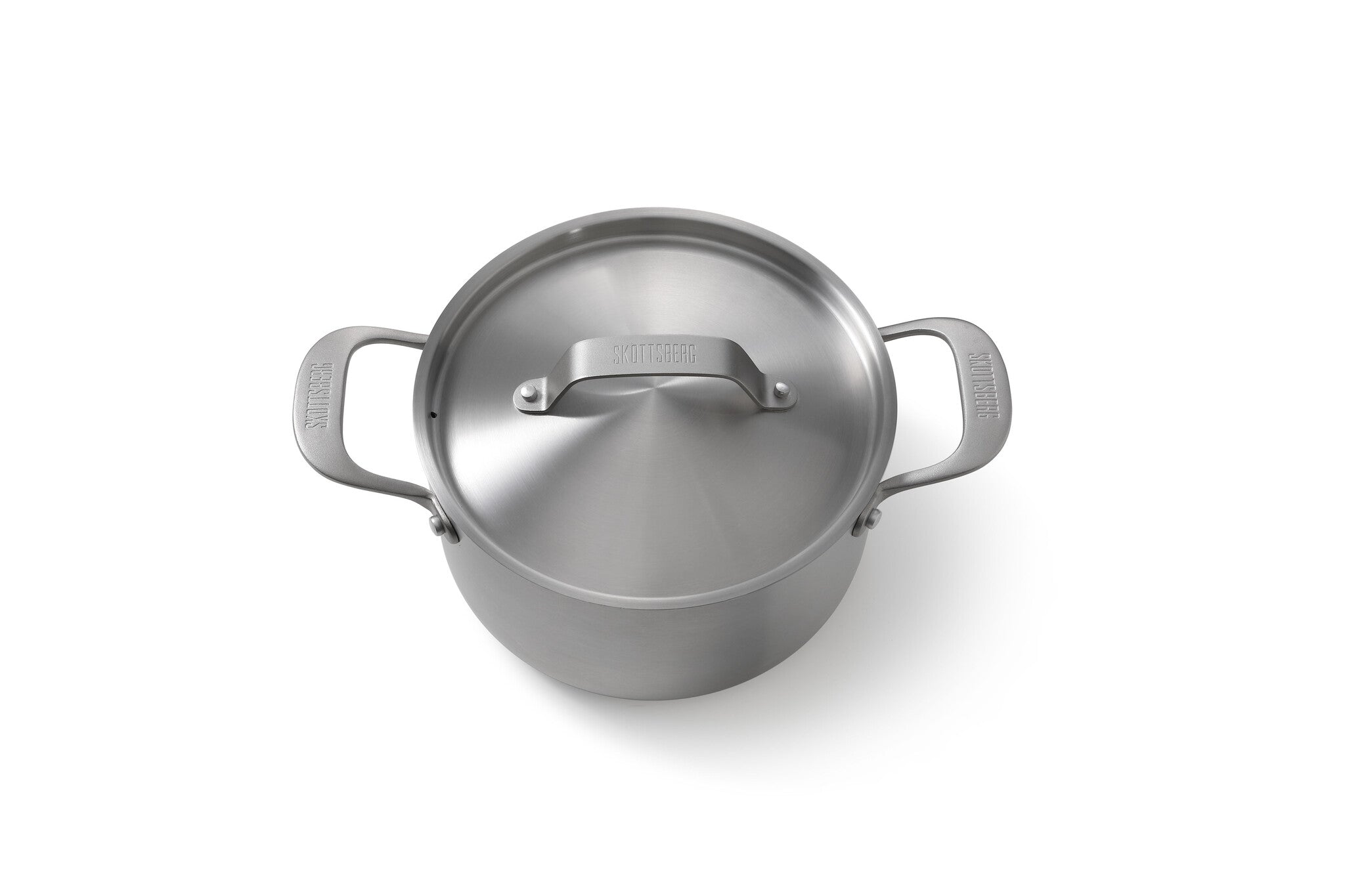 Pentola Alta con Coperchio in Acciaio Inox – Cottura Uniforme | Skottsberg