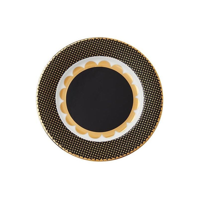 Regency Black – Piatto dessert elegante in porcellana | Maxwell Williams