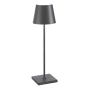 Poldina – Lampada da tavolo ricaricabile design moderno | Zafferano