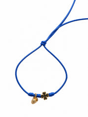 Bracciale Filo Magico con Charm Quadrifoglio Portafortuna – Braccialetto Colorato, Idea Regalo | Keep Out