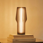 Eva Solo Radiant Lamp Smoked Oak – Lampada da Tavolo Ricaricabile Dimmerabile