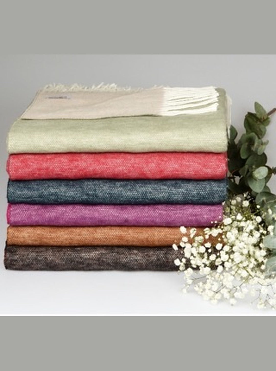 Plaid Cromia Reverso – Morbidezza Naturale e Design Bicolore | INNBAMBOO