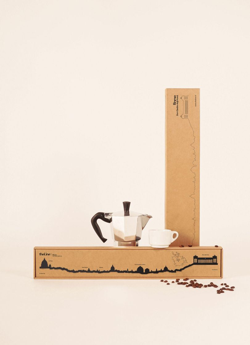 Decorazione Skyline Roma – Silhouette da Parete 50 cm | TheLine
